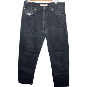 Levis 550 Vintage Black Relaxed Fit Jeans Size 34x32